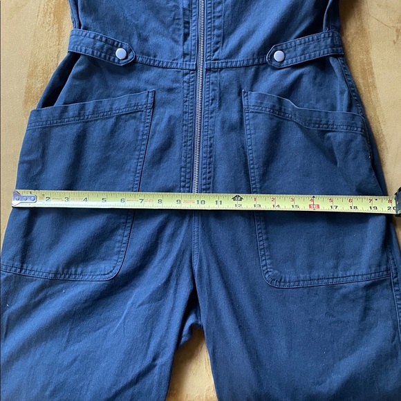Navy Blue Outerknown Zip-Up Jumpsuit - Picture 6 of 10